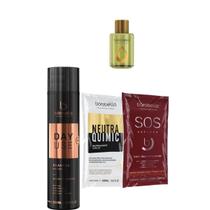 Borabella Day Use Shampo Pós Progressiva 300ml + Sachês + Óleo Borabella Day Use Shampo Pós Progressiva 300ml + Sachês + Óleo