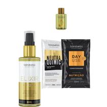 Borabella Elixir 12 Óleos Reparador 60ml + Sachês + Óleo