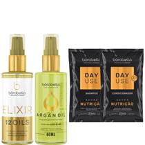 Borabella Elixir 12 Óleos Reparador + Óleo de Argan 2x60ml