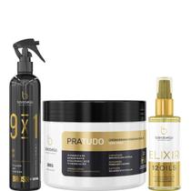 Borabella Fluido 300ml + Máscara Pratudo 300g + Elixir 60ml Borabella Fluido 300ml + Máscara Pratudo 300g + Elixir 60ml