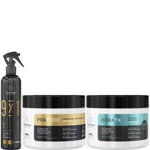 Borabella Fluido 300ml + Máscara Pratudo + Bóratx 2x300g Borabella Fluido 300ml + Máscara Pratudo + Bóratx 2x300g