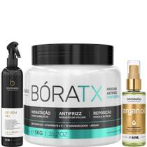Borabella Fluido Brush 300ml + Bóratx 1kg + Óleo Argan 60ml