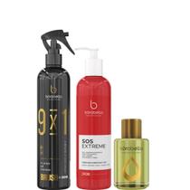 Borabella Fluido Brush 300ml + SOS Extreme 240ml + Argan 7ml