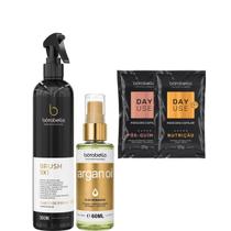 Borabella Fluido Escova Brush 300ml + Óleo de Argan 60ml Borabella Fluido Escova Brush 300ml + Óleo de Argan 60ml