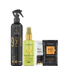 Borabella Fluido Escova Brush 300ml + Óleo de Argan 60ml