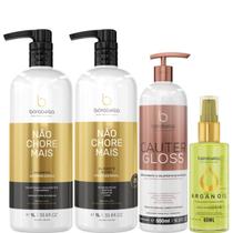 Borabella Kit Não Chore 1L + Cauter 500ml + Argan 60ml Borabella Kit Não Chore 1L + Cauter 500ml + Argan 60ml