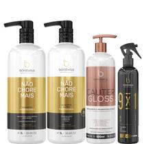 Borabella Kit Não Chore 1L + Cauter 500ml + Fluido 300ml Borabella Kit Não Chore 1L + Cauter 500ml + Fluido 300ml