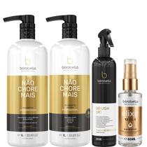 Borabella Kit Não Chore 1L + Fluido 300ml + Elixir 60ml