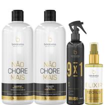 Borabella Kit Não Chore 1L + Fluido 300ml + Elixir 60ml