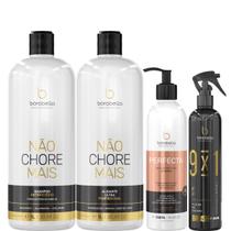 Borabella Kit Não Chore 1L Fluido 300ml Perfecta 350ml
