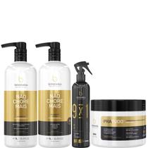 Borabella Kit Não Chore 1L + Fluido 300ml + Pratudo 300g