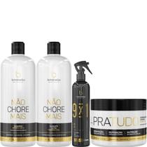 Borabella Kit Não Chore 1L + Fluido 300ml + Pratudo 300g