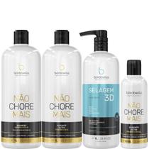 Borabella Kit Não Chore 1L + Passo 2 - 90ml + Selagem 1L