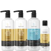 Borabella Kit Não Chore 1L + Passo 2 - 90ml + Selagem 1L Borabella Kit Não Chore 1L + Passo 2 - 90ml + Selagem 1L
