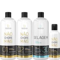 Borabella Kit Não Chore 1L + Passo 2 - 90ml + Selagem 1L