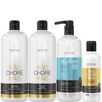 Borabella Kit Não Chore 1L + Passo 2 - 90ml + Selagem 1L Borabella Kit Não Chore 1L + Passo 2 - 90ml + Selagem 1L