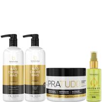 Borabella Kit Não Chore 1L + Pratudo 300g + Argan 60ml Borabella Kit Não Chore 1L + Pratudo 300g + Argan 60ml