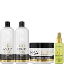 Borabella Kit Não Chore 1L + Pratudo 300g + Argan 60ml