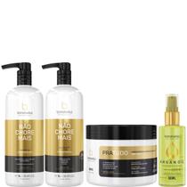 Borabella Kit Não Chore 1L + Pratudo 300g + Argan 60ml Borabella Kit Não Chore 1L + Pratudo 300g + Argan 60ml