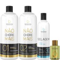 Borabella Kit Não Chore 1L + Selagem 350ml + Argan 7ml