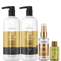 Borabella Kit Não Chore 2x1L + Elixir 60ml + Argan 7ml