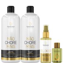 Borabella Kit Não Chore 2x1L + Elixir 60ml + Argan 7ml