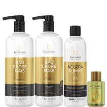 Borabella Kit Não Chore 2x1L + NeutraQuimic + Argan 7ml Borabella Kit Não Chore 2x1L + NeutraQuimic + Argan 7ml
