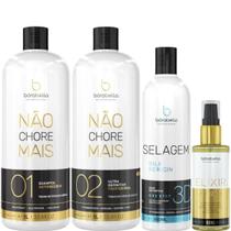 Borabella Kit Não Chore 2x1L + Selagem 350ml + Elixir Borabella Kit Não Chore 2x1L + Selagem 350ml + Elixir