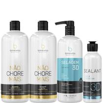 Borabella Kit Não Chore 2x1L + Selagem 3D 1 Litro + 90ml