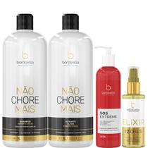 Borabella Kit Não Chore 2x1L + SOS 240ml + Elixir 60ml
