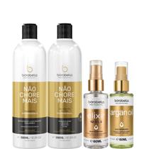 Borabella Kit Não Chore 2x350ml + Elixir + Argan 2x60ml Borabella Kit Não Chore 2x350ml + Elixir + Argan 2x60ml
