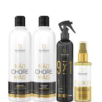 Borabella Kit Não Chore 2x350ml + Fluido 300ml + Elixir