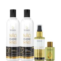 Borabella Kit Não Chore 350ml + Elixir 60ml + Argan 7ml