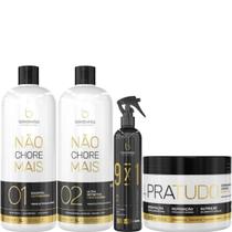 Borabella Kit Não Chore Mais 1L + Fluido 300ml + Pratudo 300g