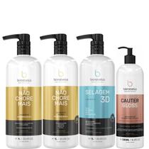Borabella Kit Não Chore + Selagem 3x1L + Cauter 500ml Borabella Kit Não Chore + Selagem 3x1L + Cauter 500ml