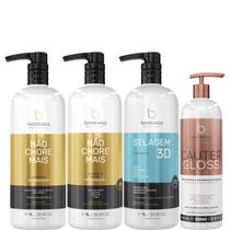 Borabella Kit Não Chore + Selagem 3x1L + Cauter 500ml Borabella Kit Não Chore + Selagem 3x1L + Cauter 500ml