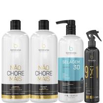 Borabella Kit Não Chore + Selagem 3x1L + Fluido 300ml