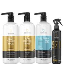 Borabella Kit Não Chore + Selagem 3x1L + Fluido 300ml Borabella Kit Não Chore + Selagem 3x1L + Fluido 300ml