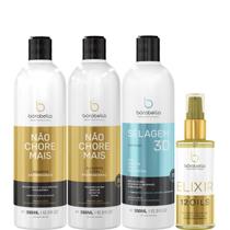 Borabella Kit Não Chore + Selagem 3x350ml + Elixir 60ml