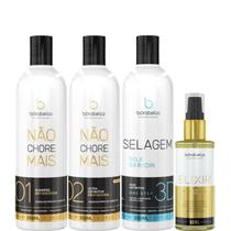 Borabella Kit Não Chore + Selagem 3x350ml + Elixir 60ml Borabella Kit Não Chore + Selagem 3x350ml + Elixir 60ml