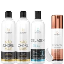 Borabella Kit Não Chore + Selagem 3x350ml + Perfecta 250ml