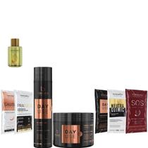 Borabella Kit Pós Química Day Use + Óleo Argan 7ml + Sachês