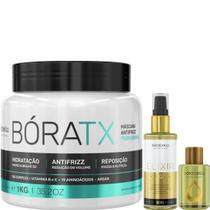 Borabella Máscara Bóratx 1kg + Elixir 60ml + Óleo Argan 7ml Borabella Máscara Bóratx 1kg + Elixir 60ml + Óleo Argan 7ml