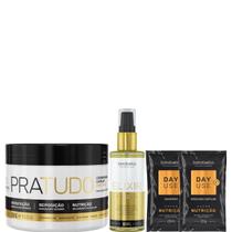 Borabella Máscara Capilar Pratudo 300g + Elixir 12 Oils 60ml