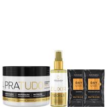 Borabella Máscara Capilar Pratudo 300g + Elixir 12 Oils 60ml
