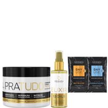 Borabella Máscara Capilar Pratudo 300g + Elixir 12 Oils 60ml