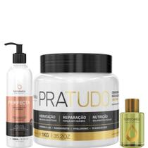 Borabella Máscara Pratudo 1kg Perfecta 350ml Argan 7ml