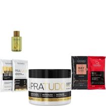 Borabella Máscara Pratudo 300g + Óleo Argan 7ml + Sachês