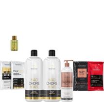 Borabella Não Chore 2x1L + Cauter 500ml + Argan + Sachê Borabella Não Chore 2x1L + Cauter 500ml + Argan + Sachê