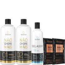 Borabella Não Chore 2x1L + Selagem 3D Semi Definitiva 350ml